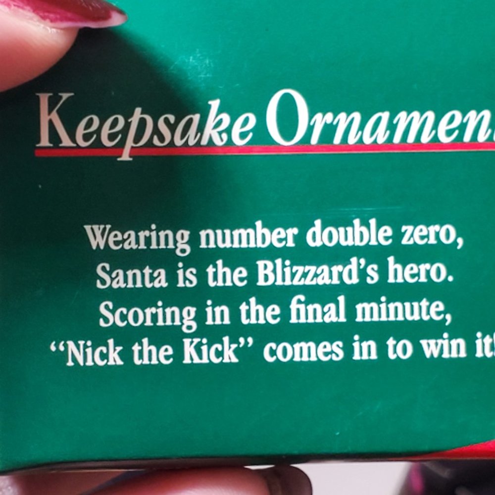 1988 Hallmark Keepsake Ornament - Nick the Kick  - With Box - Picture 2 of 7